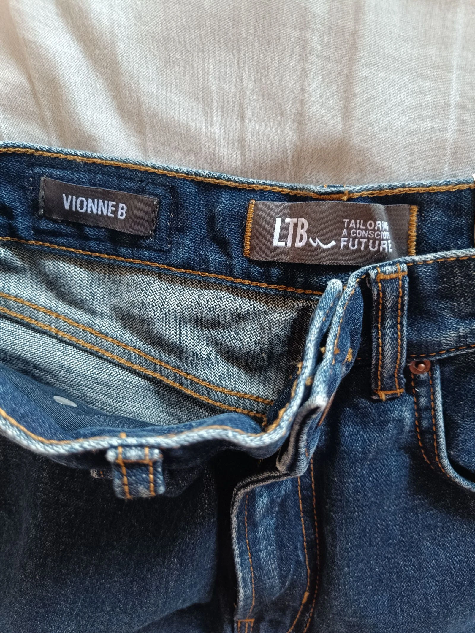 Vaqueros LTB wide leg tiro alto azul oscuro, nuevos con etiqueta. – photo 7